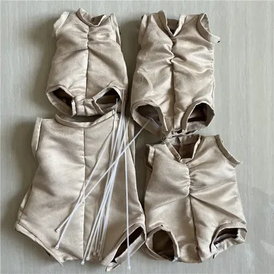 High Quality Polyester Fabric Cloth Bbody for Reborn Doll With Zip Rope 18 22 24 28 inch Cloth Body