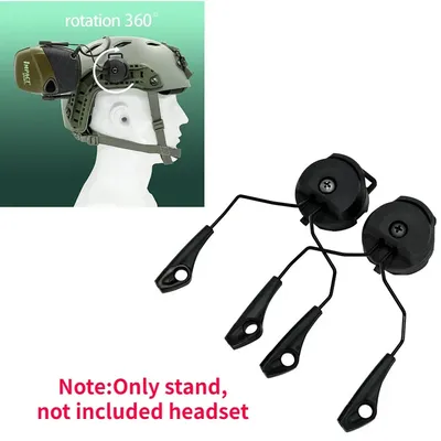 Electronic earmuf ARC OPS-CORE Helmet Rail Adapter Tactical headphone Stand for Howard Leight Impact