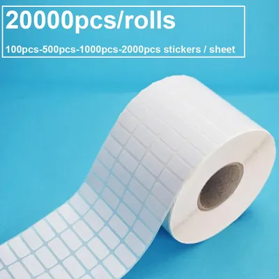 10*20mm 15mm Blank White Sticker Labels Small Paper Adhesive Label Stickers Writable Note Sticker Tag Crafts diamond painting