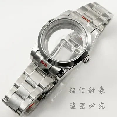 36MM/40MM NH35 Sapphire Crystal Polish Water Resistanst Watch Case For NH34 NH35 NH36 NH38 NH39 NH70