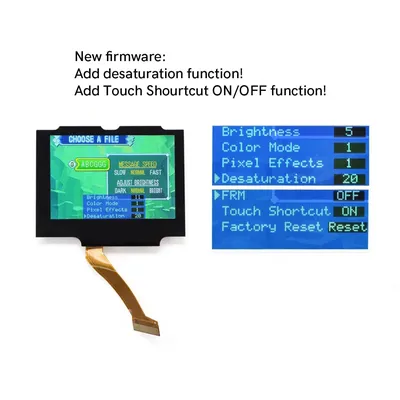 V5 3.0 inch HD Drop In All in 1 Laminated 720*480 Retro Pixel IPS display For GBA SP Console