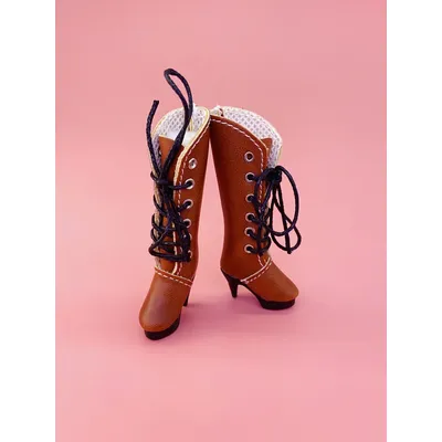 Tilda 2.5cm Mini Doll Boots for Blythe Dolls Toy,Cute High Heel Shoes for Azone Obitsu Licca BJD