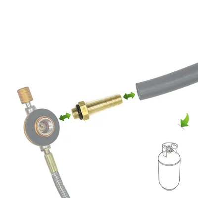 Multi-purpose Outdoor Camping Stove Switching Valve Accessories Connector To LPG Cylinders Liquefied