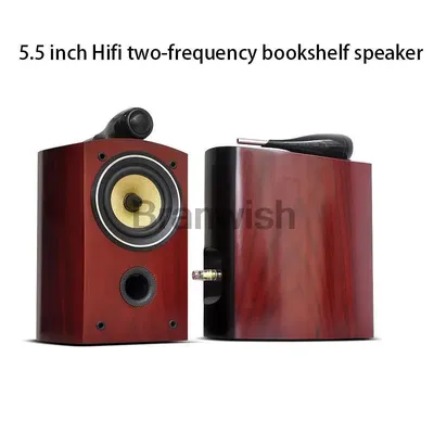 5.5 Inch Fever Passive Bookshelf HiFi Speaker Two-Way 100W Professional Audio 8Ω Monitor Speakers Sound Box High Power Speaker