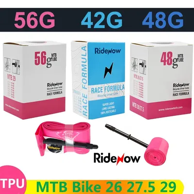 RideNow TPU Tube MTB 29 " Bike Inner Tire 29x1.9 1.95 2.0 2.1 2.2 2.3 2.4 2.5 Bicycle lights Tire 26