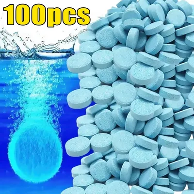 2024 New Car Windshield Cleaner Car Effervescent Tablet Glass Water Solid Cleaner Universal