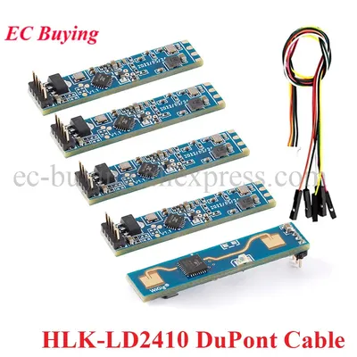 5pcs/1pc HLK-LD2410 LD2410 24G FMCW 24GHz Smart Human Presence Sensing Radar Module Millimeter Wave