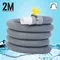 2M Drain Hose Extension Universal PP Pipe Kit Replacement Drain Hose for Washing Machine Washer