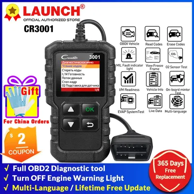 LAUNCH X431 Creader CR3001 OBD2 Scanner Engine Fault Automotive OBDII OBD Code Reader Diagnostic