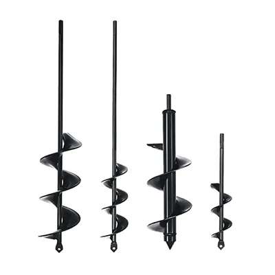 Drill Head for Digging Hole for Garden Planting Farm Agricultural Spiral Drill Bit Loose Soil Alloy