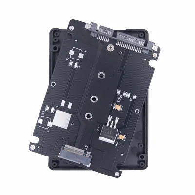 M.2 NGFF SSD MSATA To 2.5inch SATA Case Serial Port External Built-In Hard Disk Box Msata To Sata 3