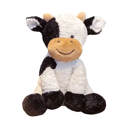 Nice 25CM-70CM Huggable Plush Cow Toy Lovely Cattle Plush Stuffed Animals Cattle Soft Doll Kids Toys