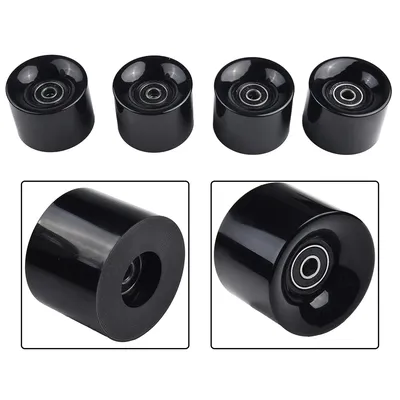 Upgrade Your Skateboard With Our 4Pcs 60x45mm 78A Skateboard Wheels Set With ABEC 9 Bearings And