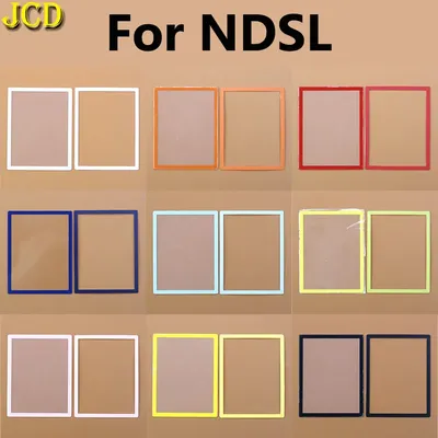 JCD Top Upper Lower Bottom LCD Screen Frame Cover For NDSL NDS Lite Game Console Plastic Lens