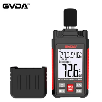 GVDA Digital Sound Level Meter Audio Level Meter Sonometro Sound Meter Decibelimetro 30-130dB