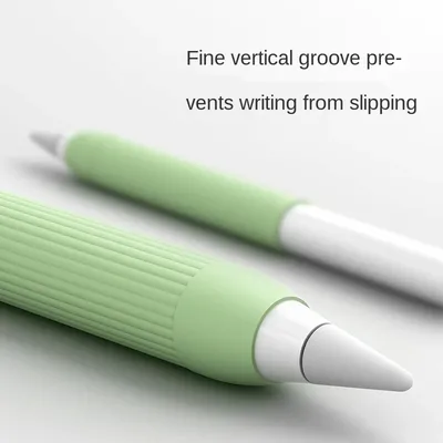 Shockproof and non-slip touch screen pen holder silicone case for apple pencil 1 2 cover sleeve