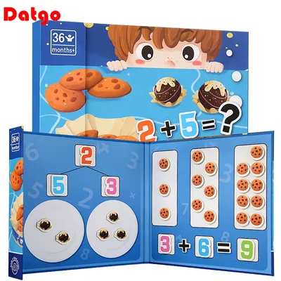 Kids Math Arithmetic Magnetic Digital Decomposition Arithmetic Montessori Games For Baby Early
