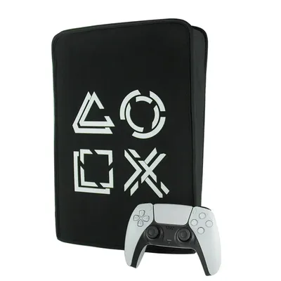 Dust Cover for PS5 Slim Game Console Anti-scratch Dustproof Shell Removable Washable Protective Case