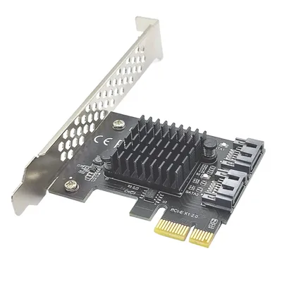 PCI-E SATA 1X 4X 8X 16X PCI-E Cards PCI Express to SATA 3.0 2-Port SATA III 6Gbps Expansion Adapter