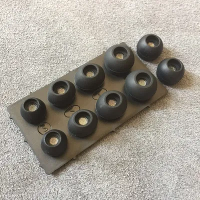 Ear pads For IE800 Soft Silicone With Filter Net In-Ear Earphone Covers Earbud Tips Eartips Earcaps Cushion 10pcs/set