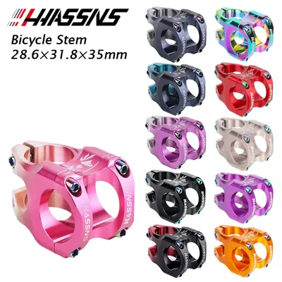 HASSNS Mtb Power Stem Road Bike Mountain Bicycle Bridge Short Power 35mm Rod Handlebar Table