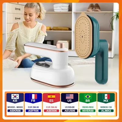 Mini Garment Steamer Steam Iron Handheld Portable Home Travelling For Clothes Ironing Wet Dry Ironing Machine