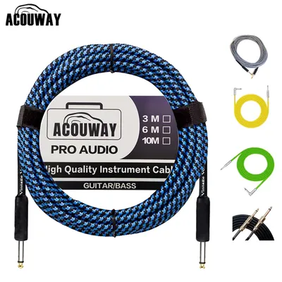 Guitar Cable Wire Cord Jack Line Bass Electric Box Audio Cable Noise Reduction Line Shielded Cable
