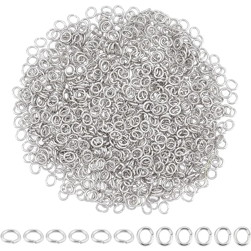 1000pcs Open Jump Rings Stainless Steel Jump Rings 2mm Chain Connector Rings Connectors Jewelry Ring Small Jump Ring Jewelry