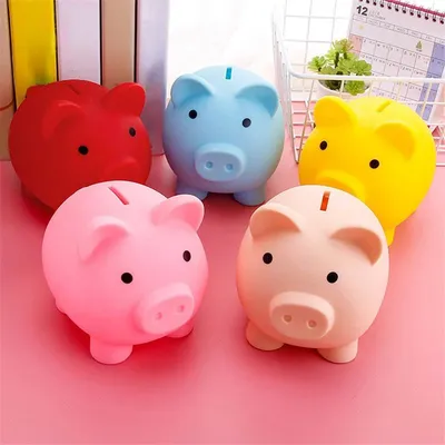 1PC Children Piggy Money Bank Small Piggy Bank Money Boxes Storage Kids Toys Home Decor Money