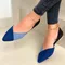 Women Casual Shoes Women Fashion Flat Sandals Mixed Colors Ladies Loafers Pointed Toe Slip Female