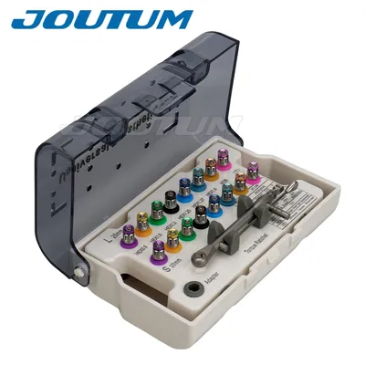 Dental Implant Screw Driver Colorful Torque Wrench Ratchet 10-70NCM with 16Pcs Screw Driver