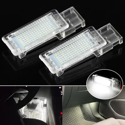2Pcs LED Interior Footwell Light For VW Golf 5/6/7 Plus Polo Scirocco Passat B6 B7 B8 CC Tiguan