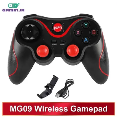 GAMINJA Wireless Bluetooth Controller For PC Mobile Phone TV BOX Computer Joystick For Tablet PC TV