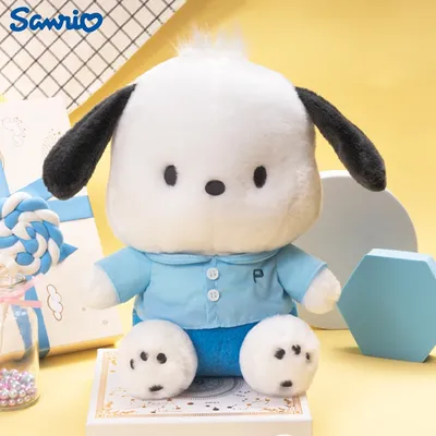 Sanrio Kawaii Pochacco Plush Toy Cartoon & Cute Sleeping Companion Comfortable And Soft Birthday