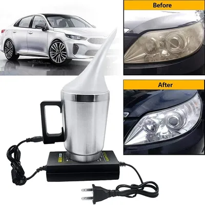 Headlight Polishing Steam Fumigator Restoration Kit Mug Steamer US EU Power Supply Evaporator Car Headlight Renovation Tools