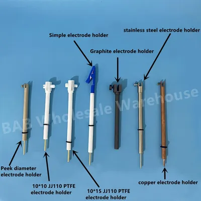 JJ110 PTFE Plated Multifuction Electrode Holder Pt Platinum Plate Counter Auxiliary Electrode Holder for PT-X lab