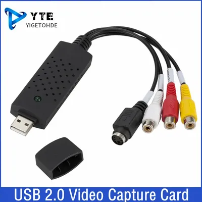 USB 2.0 VHS To DVD Converter Convert Analog Video To Digital Format Audio Video DVD VHS Record