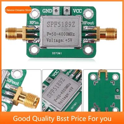 2022 NEW-RF Amplifier, Low Noise LNA 50 to 4000MHz SPF5189Z RF Amplifier for Amplifying FM HF VHF