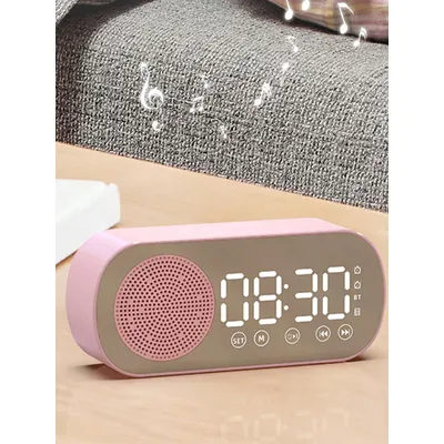 Wireless Bluetooth Speaker, Multi-functional Loud Subwoofer Clock, Mini AI Smart Alarm Clock Speaker