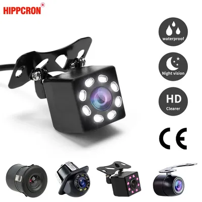 Hippcron Reverse Camera Rearview Car Infrared Night Vision For Parking CCD Waterproof HD Universal