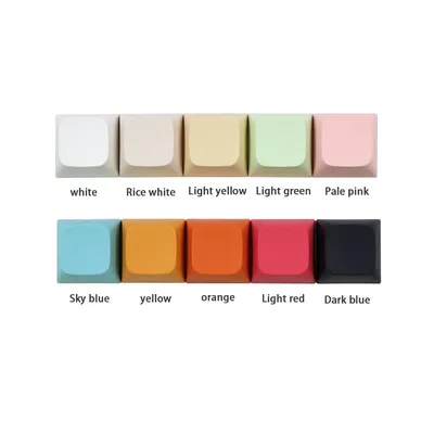 XDA Profile PBT Keycaps Mechanical Keyboard 1U 1X Ball Print Blank Customized Gamer Mixed Color