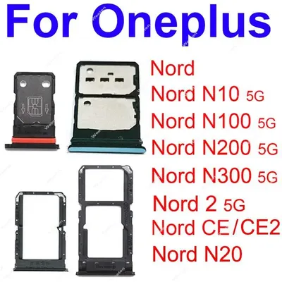 Sim Card Tray Holder For Oneplus OnePlus Nord 2 Nord N10 N20 N100 N200 N300 Nord CE CE2 5G Dual SIM