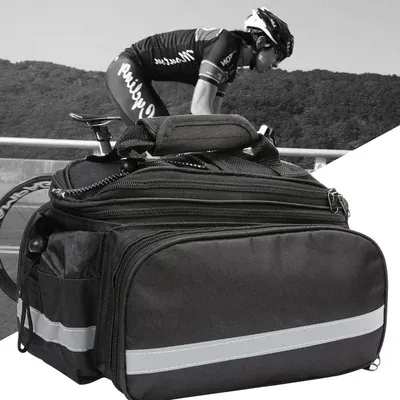 Bike 3 In 1 Waterproof Bicycle Trunk Bag MTB Road Bike Bag Large Capacity Travel Luggage Carrier