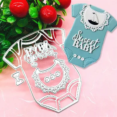 Baby Clothes Cutting Dies Embossing Handicrafts Mold Scrapbook Paper Craft Knife Mould Blade Punch