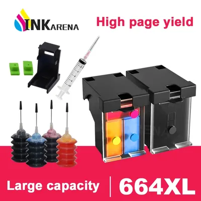664xl Refill Kit Replacement Ink Cartridge for hp 664 for hp664 for HP Deskjet 1115 2135 3635 2138