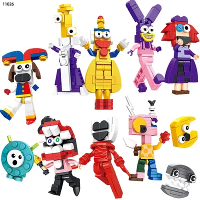 2024 New Digital Circus Boy Puzzle Puzzle building Block Children's Toys blocks