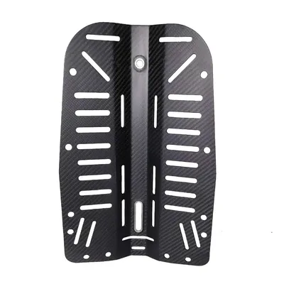 Deluxe Scuba Diving Carbon Fiber Backplate Lightweight Compacted Technical Cave Divers Back Plate