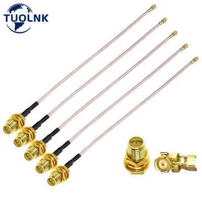 RG178 SMA Cable UFL/U.FL/IPX to RP-SMA/SMA Female Pigtail Coaxial Low Loss Cable Extension Antenna