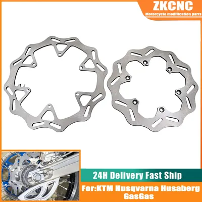 260/220mm Front Rear Brake Discs Rotors For KTM EXC EXCF SX SXF XC XCW XCF125 200 250 300 350 450