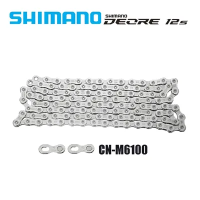 SHIMANO DEORE CN-M6100 12-speed - HG - MTB Chain Mountain Bike Bicycle 12s Current with QUICK LINK